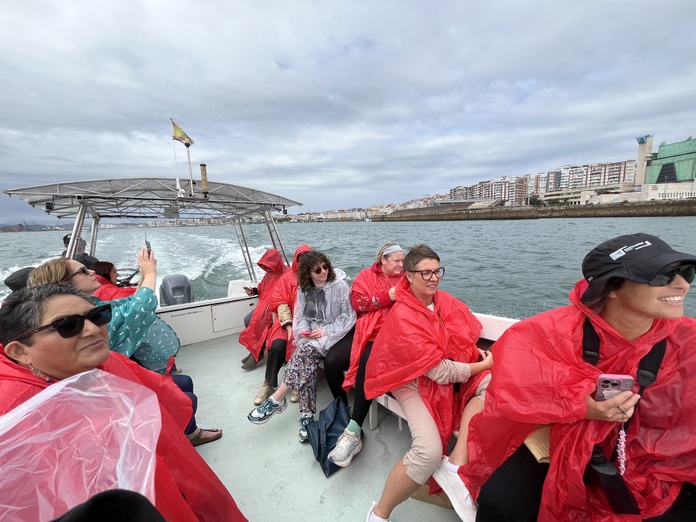 Découverte de la baie à bord du bateau de Bahia de Santander - Photo : PB Découverte de la baie à bord du bateau de Bahia de Santander - Photo : PB