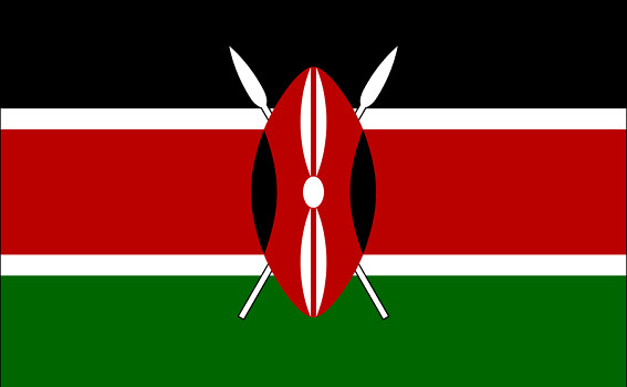 Le drapeau du Kenya - DR : Wikipedia