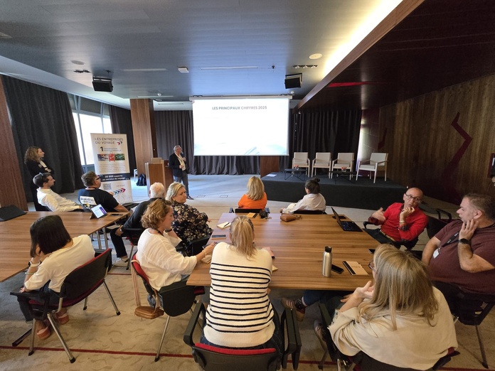 Présentation des principaux chiffres de l'APST - Photo CE