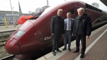 Stefan Schreiber (directeur général IHK Dortmund), Sandro Löw (secrétaire général Thalys International), Ullrich Sierau (maire de Dortmund) ©Stadt Dortmund / Anja Kador