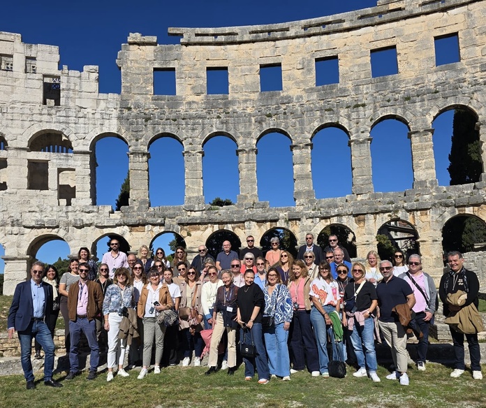 Les participants de la convention EDV Grand-Est à Pula en Croatie - Photo CE Les participants de la convention EDV Grand-Est à Pula en Croatie - Photo CE
