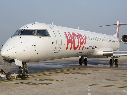 Hop ! fait le bilan de ses activités à Caen pendant l'année 2015 - Photo : Hop ! Air France