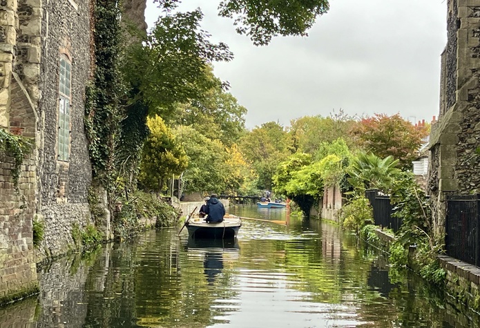 Balade sur le Stour à Canterbury © PB Balade sur le Stour à Canterbury © PB