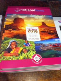 La brochure 2016 de Nationaltours. DR
