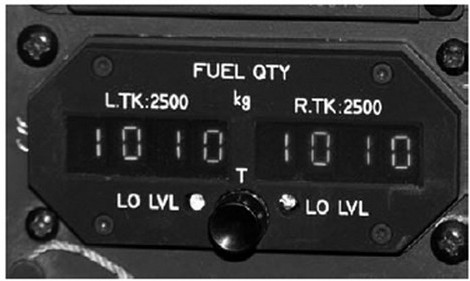 La jauge à essence d'un ATR  (photo DR)