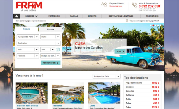 Le nouveau site FRAM en phase test (c) Capture d'écran fram.fr Le nouveau site FRAM en phase test (c) Capture d'écran fram.fr