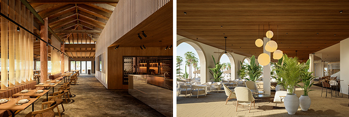 Le délicieux et chaleureux Steakhouse Volcan, ainsi que la terrasse paisible du Bahia Principe Luxury Tenerife - Images de synthèse © Bahia Principe Hotels & Resorts Le délicieux et chaleureux Steakhouse Volcan, ainsi que la terrasse paisible du Bahia Principe Luxury Tenerife - Images de synthèse © Bahia Principe Hotels & Resorts