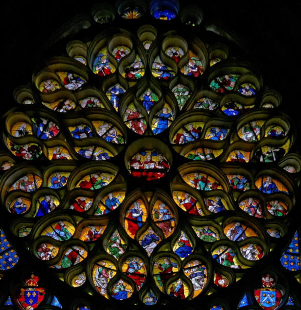 La rose occidentale de la cathédrale de Troyes (photo: Denis Krieger) La rose occidentale de la cathédrale de Troyes (photo: Denis Krieger)