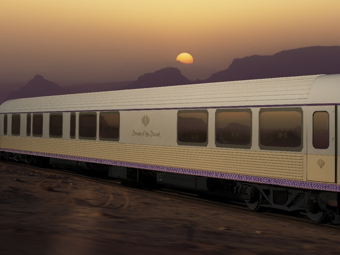 "Dream of the Desert" : Arsenale Group lève le voile du premier train ultra-luxe d’Arabie saoudite - crédit photos : Stephan Julliard) "Dream of the Desert" : Arsenale Group lève le voile du premier train ultra-luxe d’Arabie saoudite - crédit photos : Stephan Julliard)