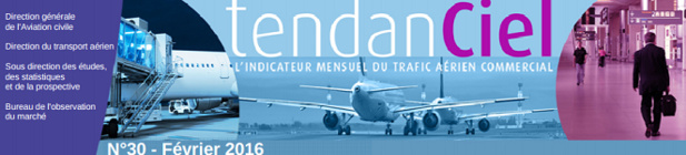 France : 20,1 millions de passagers aériens (+5,3 %) en février 2016
