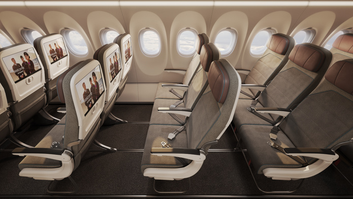 La classe « Economy » - Photo : Etihad