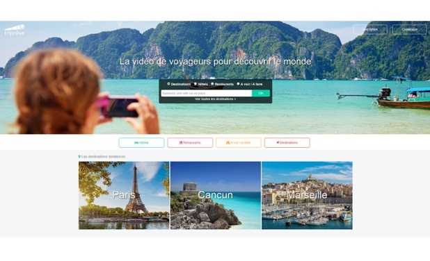 Tripnlive propose une alternative aux commentaires en proposant une plateforme de vidéos pour rassurer les voyageurs et les inciter à partir en toute confiance  (c) capture d'écran Tripnlive