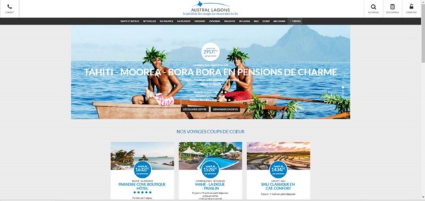 (c) Capture d'écran Austral Lagons (c) Capture d'écran Austral Lagons