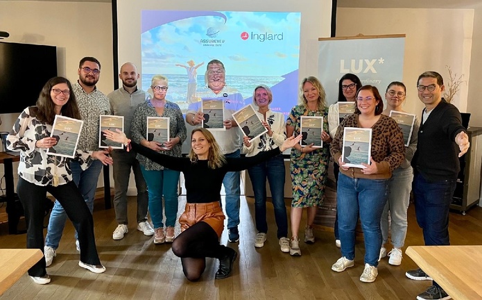 Une partie des équipes des agences de voyages - Photo Voyages Inglard