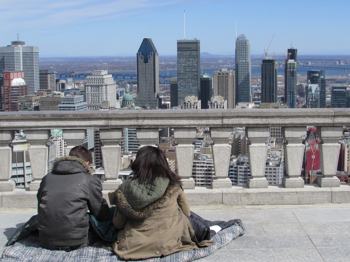 Montréal depuis le sommet du Mont-Royal - Photo : T. Beaurepère Montréal depuis le sommet du Mont-Royal - Photo : T. Beaurepère
