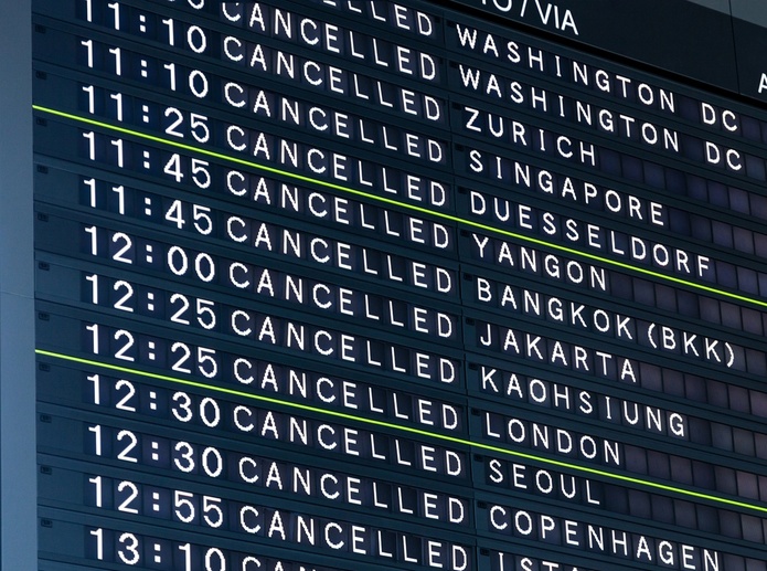 Dimanche 9 novembre, plus de 25 000 vols retardés et près de 3 000 annulés aux USA à cause du shutdown - Crédiphotos : depositphotos @ronniechua