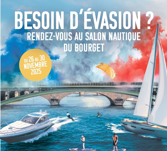 Un espace entier sera consacré au tourisme fluvial en France lors du Paris Nautic Show 2025 - Affiche Paris Nautic Show 2025