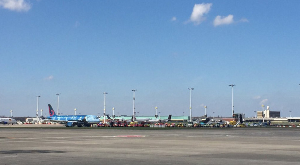 Les avions sont revenus à Bruxelles-Zaventem dimanche 3 avril 2016 - Photo : Twitter @BrusselsAirport Les avions sont revenus à Bruxelles-Zaventem dimanche 3 avril 2016 - Photo : Twitter @BrusselsAirport