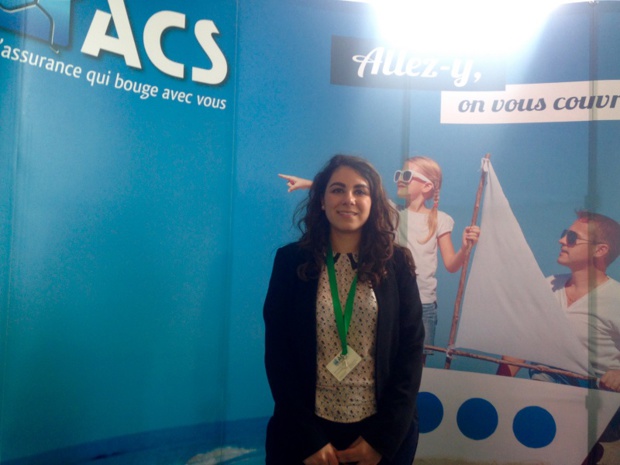 Sharone Touitou, sur le stand ACS du salon des blogueurs Voyage à Bruxelles (c) Johanna Gutkind Sharone Touitou, sur le stand ACS du salon des blogueurs Voyage à Bruxelles (c) Johanna Gutkind