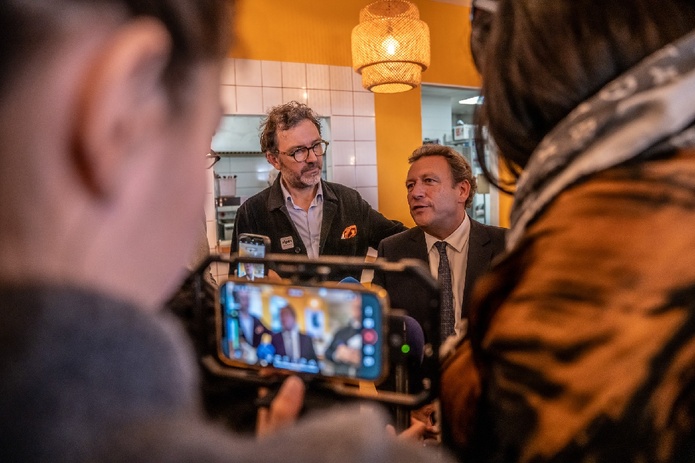 François de Canson, Président du CRT Provence-Alpes-Côte d'Azur lance la saison hiver 2025 - 2026 - Photo Cédric Tempier