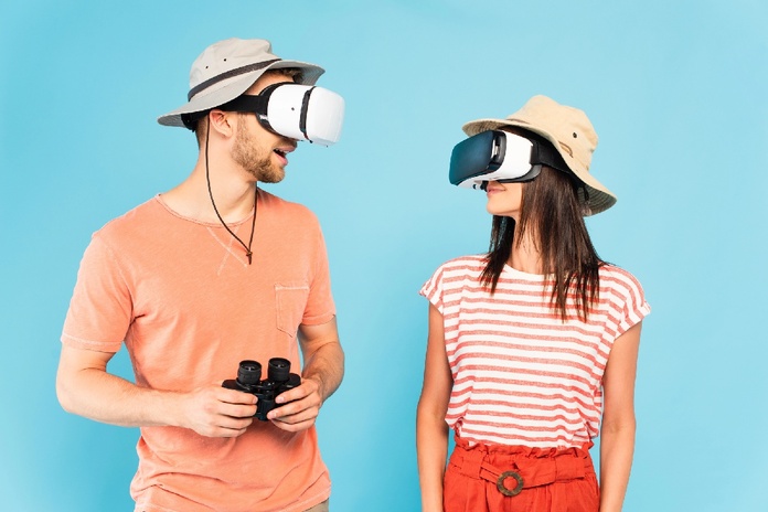 Voyage en réalité virtuelle : un substitut au tourisme réel ou un impératif écologique ? - Depositphotos.com Auteur IgorVetushko