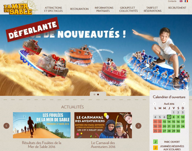 La Mer de Sable appartient au Groupe Looping - DR Capture d'écran La Mer de Sable appartient au Groupe Looping - DR Capture d'écran