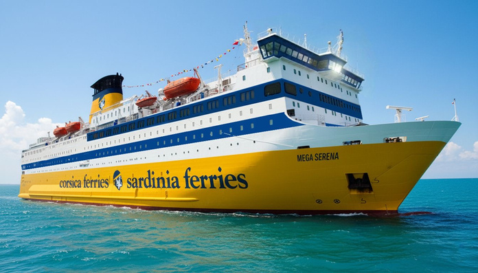 Corsica Ferries fait l'acquisition du Stena Vision qui sera rebaptisé Mega Serena - Photo Corsica Ferries