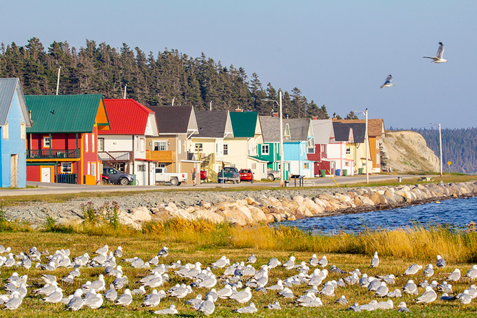Village de Port-Menier, île d’Anticosti (Québec) © SEPAQ
