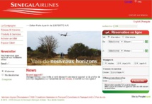 Capture d'écran Sénégal Airlines
