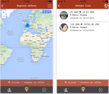 Capture d'écran de l'application Nomadies Capture d'écran de l'application Nomadies