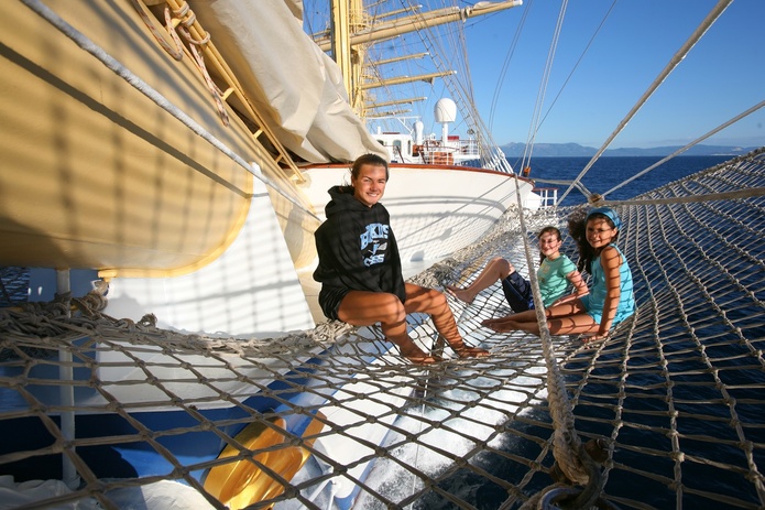 Les voiliers offrent un cadre particulièrement immersif pour les plus jeunes - Photo : Star Clippers