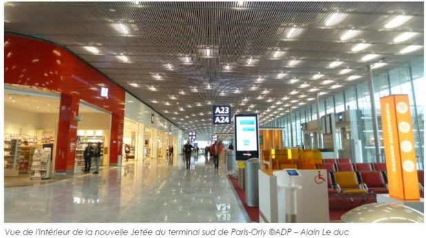 Paris-Orly ouvre la nouvelle salle d'embarquement de la Jetée - Photo : ADP - Alain Le Duc Paris-Orly ouvre la nouvelle salle d'embarquement de la Jetée - Photo : ADP - Alain Le Duc