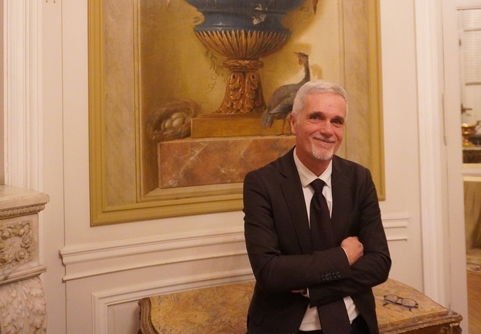 Rino Morosini ce mercredi à l'ambassade du Portugal. Photo : C.Hardin