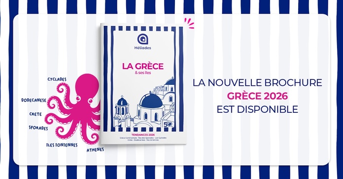 Héliades dévoile sa brochure « Grèce : Tendances 2026 » et lance la Barbade - ©Héliades