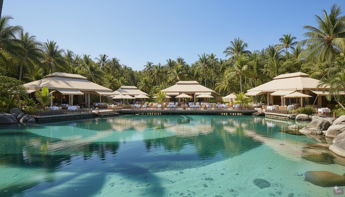 Le futur Blissinity Hotels & Resorts, à Assinie, en Côte d'Ivoire © TemptingPlaces Collection Le futur Blissinity Hotels & Resorts, à Assinie, en Côte d'Ivoire © TemptingPlaces Collection