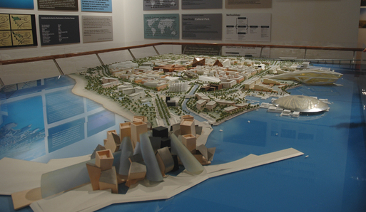 Photo JD - Maquette des projets de Saadyat Island