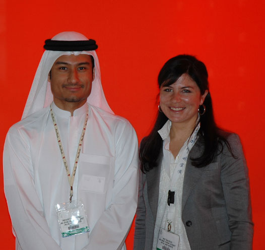 Nabeel Mahmoud Al Zarouni et Tanja Blaha en charge de la promotion internationale à l'ADTA