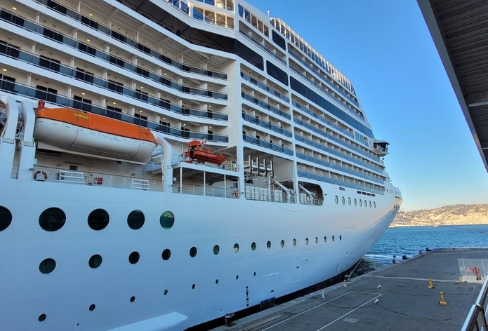 Le 6 janvier, le MSC Magnifica a pris le large depuis le port de Marseille, marquant le départ de la MSC World Cruise 2026 - Photo : A.B.