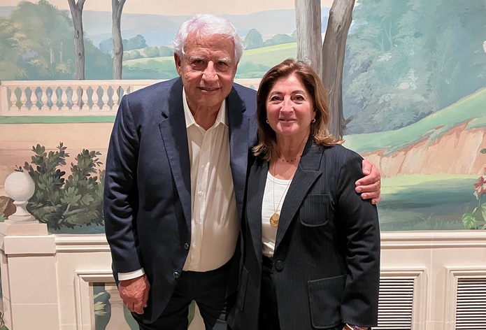 Mumtaz Teker (président de l'APST) et Valérie Boned (présidente des EDV) - Photo : T.Beaurepère