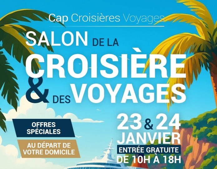 Cap Croisières Voyages mettra en avant son service exclusif de départ depuis le domicile - Illustration : Cap Croisières Voyages