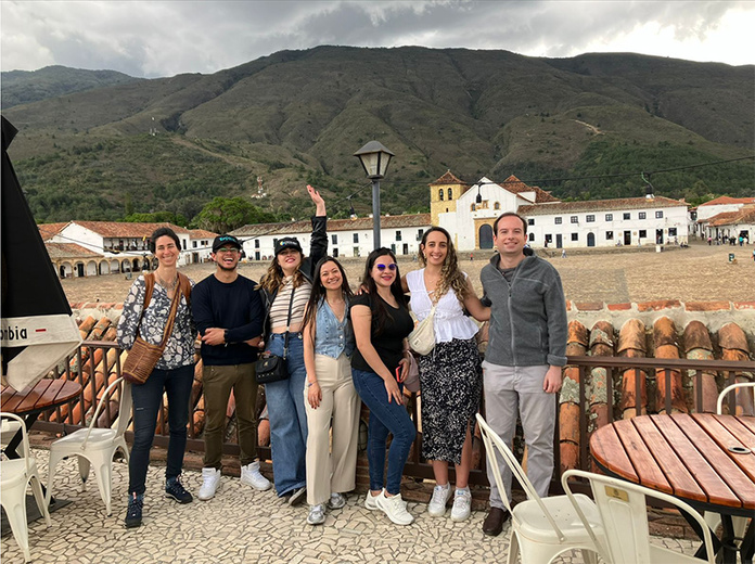 L’équipe de Colombia Memories à Villa de Leyva © Colombia Memories