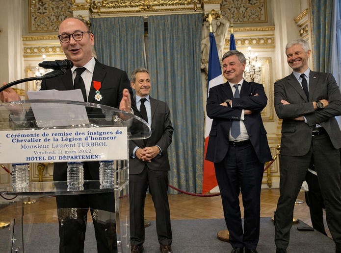 Jean Michel Aulas, un modèle et un marche pied en politique pour Laurent Abitbol ? - DR