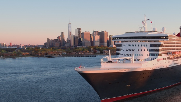 Cette opération concerne b[notamment la célèbre traversée transatlantique Southampton–New York @Cunard