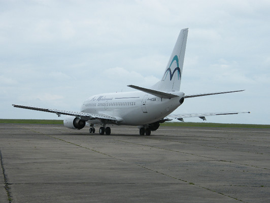 Les deux Boeing d'Air Méditerranée ont été vendus aux enchères sur l'aéroport de Tarbes, mardi 26 avril 2016 - Photo : DR