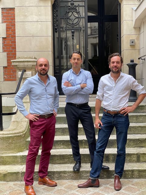 Boris Roques Rogery, Loïc Salaun et Bertrand Dugast, les trois fondateurs © Alfred Hotels