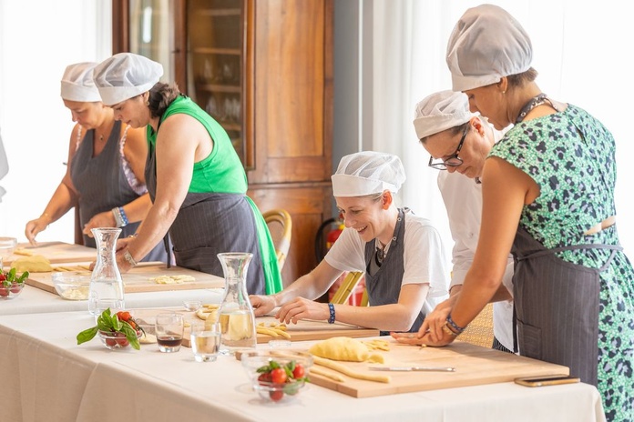 Des cours pour se familiariser avec les spécialités du Salento. © Masseria Fontanelle