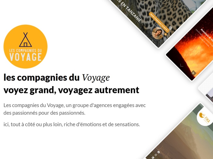 Rapprochement entre Eole Voyages et Les Compagnies du Voyage - Capture écran Rapprochement entre Eole Voyages et Les Compagnies du Voyage - Capture écran
