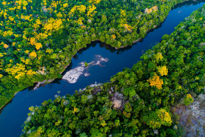 Aerial View Cristalino River © João Paulo Krajewski Aerial View Cristalino River © João Paulo Krajewski
