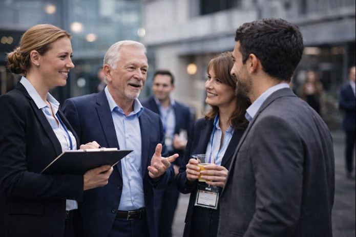 Nouvelles attentes des entreprises en événementiel - Image générée par IA / Spotlag Nouvelles attentes des entreprises en événementiel - Image générée par IA / Spotlag