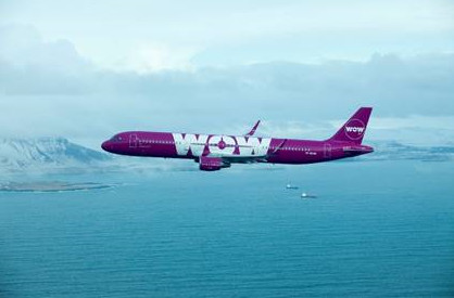 WOW Air passera par Reykjavík pour relier Lyon avec plusieurs destinations au Canada et aux Etats-Unis - Photo : WOW Air